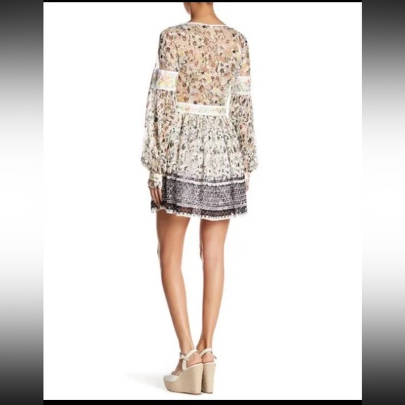 NWT Free People Cherry Blossom Floral Lace Dress - Picture 2 of 11